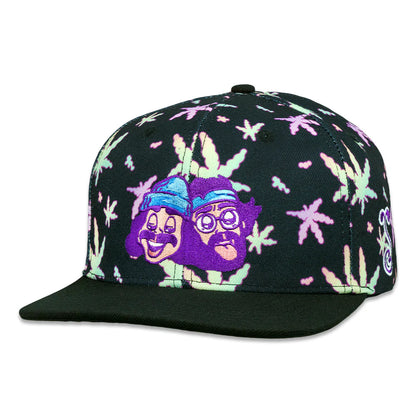 Homies in Dreamland Black Snapback Hat