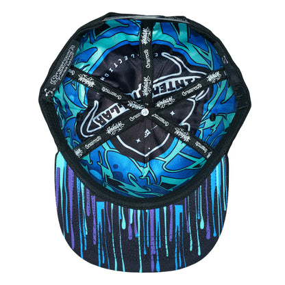 Interstellar Graffiti Black Snapback Hat