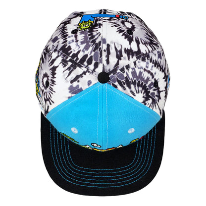 Killer Acid Get Lost Blue Tie-Dye Snapback Hat