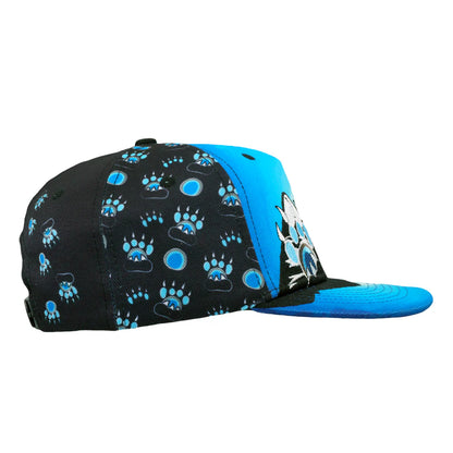 Paw Mountains Blue 501 Snapback Hat