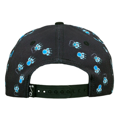 Paw Mountains Blue 501 Snapback Hat