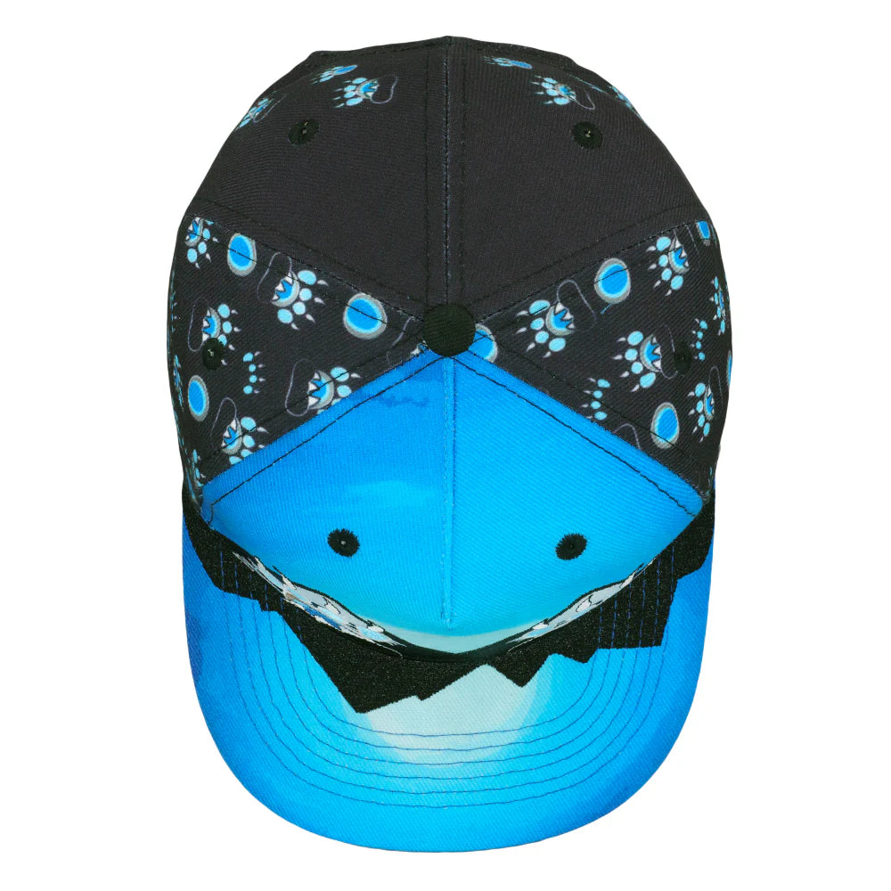 Paw Mountains Blue 501 Snapback Hat