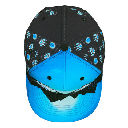 Paw Mountains Blue 501 Snapback Hat