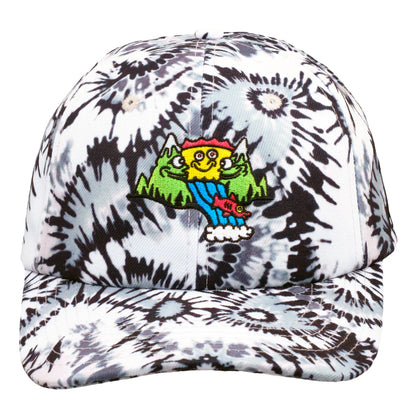 Killer Acid Get Lost Grey Tie-Dye Dad Hat