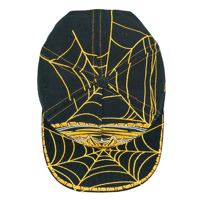 Psychedelic Bunny Gold Snapback Hat