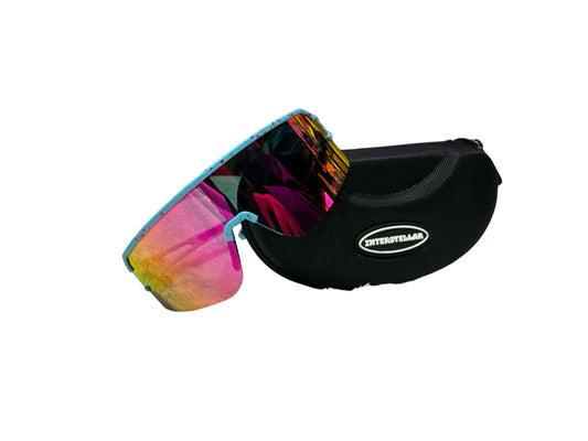 Sport Sunglasses (orange and blue)