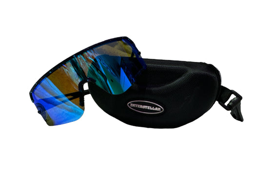 Sport Sunglasses (Black And Blue)