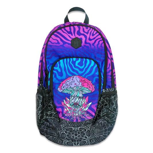 Interstellar Mushroom Blue Large Hydration Pack